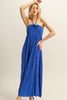 Knotted Detail Halter Neck Flowy Maxi Dress For Summer Elegant, Romantic, and Graceful with Chic Halter Neck Design and Flowy Maxi Length for a Stunning Look by Stevvex