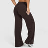 Loose Straight-leg Yoga Pants That Create A Slimming High-waisted Look by My Store