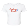 Cowboys & Tequila Baby Tee | Western Country Concert Graphic Tee by Hey Jude Graphic Tees