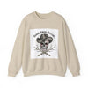 Honor Among Outlaws Crewneck, western skull art | gothic Americana, desert noir design by Tristan’s Treehouse