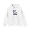 United by Baseball Hoodie | patriotic baseball graphic, vintage ballpark aesthetic by Tristan’s Treehouse
