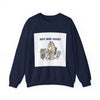 Workhorse Desk Jockey Sweatshirt | corporate burnout parody, collegiate horse design by Tristan’s Treehouse