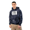 Tie-Dye Champion Hoodie — Embroidered "Love Is A Universal Language" Graphic by Tristan’s Treehouse