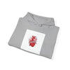 Snarky Heart Graphic Hoodie | anti love graphic, punk Valentine design by Tristan’s Treehouse