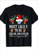 Funny Christmas Grilling T-Shirt by FitiqueFit