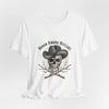 Western Skull Art Tee | cowboy horror shirt, gothic Americana by Tristan’s Treehouse