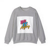 Do It Anyway Crewneck Sweatshirt | Maximalist Typography, Bold Stacked Type by Tristan’s Treehouse