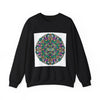 Psychedelic Botanical Mandala Crewneck | Festival Art Sweatshirt by Tristan’s Treehouse