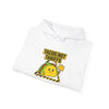 Tacos Not Tariffs Hoodie | taco pun, tariff protest typography by Tristan’s Treehouse