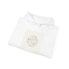 Minimal Hand-Drawn Doodle Circle Hoodie | Sketch Art, Line Drawing by Tristan’s Treehouse