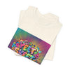 Sweet Sleep Repeat Tee | random slogan shirt, glitch graphic by Tristan’s Treehouse