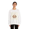Stay Cozy Bunny sweatshirt | cute animal illustration, winter forest art by Tristan’s Treehouse