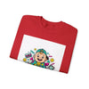 Retro Gamer Baby Crewneck Sweatshirt — Cute Arcade Controller Design by Tristan’s Treehouse
