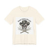Western Skull Art Tee | cowboy horror shirt, gothic Americana by Tristan’s Treehouse