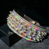 ''Chameleon'' LIMITED big dog collar by Bestia Dog Gear