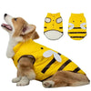 Warmly Dog Coat Cute Bees Pets Costume Outfit Winter Dogs Clothes For Cold Weather Small Medium Large Dogs Jacket by My Store
