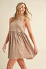 Round Neck Mini Tank Dress For Women–Comfortable, Versatile & Perfect for Casual or Dressy Occasions by Stevvex