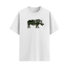 Banana Republic Retro Logo T-Shirt - Classic Casual Apparel (White ver) by Dog Mom Hat