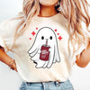 Funny Skeleton Ghost Halloween T-Shirt - Spooky Graphic Tee, Ghost Lover Gift, Unisex Soft Cotton Shirt