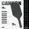 Luzz Pro Cannon Pickleball Paddle by The Mad Pickler