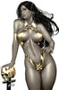 VAMPIRELLA ARMAGEDDON #1 - JOHN VASQUEZ WRAPAROUND COVER B GOLD SDCC 2025 LTD 100 by Knight of Comics, LLC
