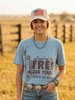 Land of the Free 250 Years Graphic Tee by Wild Junkie