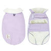 Lapel Turtleneck Dog Cotton-padded Clothes Solid Color Cold-proof Warm Vest by My Store