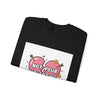 Not Your Valentine Crewneck Sweatshirt | ironic valentines, sarcastic hearts by Tristan’s Treehouse