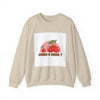 Retro Cherry Graphic Sweatshirt | kawaii fruit design by Tristan’s Treehouse