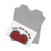Love Dark and Deep Rose Heart Tee | Nu Romantic, Gothic Romance by Tristan’s Treehouse