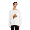 California Beach Sunset Crewneck, 70s Sunset Shirt | Retro Surf Graphic by Tristan’s Treehouse