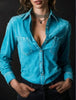 Women's Artistic Lapel Shirt – Slim Fit Vintage Style by FitiqueFit