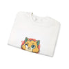 Cute Cheeky Kitty Illustration Sweatshirt | Rodent-Core Cute-Meets-Subversive by Tristan’s Treehouse