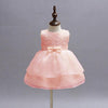 Solid Color Flower Girl Children's Dress