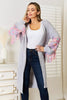 Woven Right Fringe Sleeve Dropped Shoulder Cardigan by Wild and Free Boutique