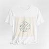 Botanical Doodle Circle Tee | hand drawn line drawing, sketch pattern by Tristan’s Treehouse