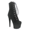Women's Pole Dance Ankle Boots 20cm Thin Heel Platform