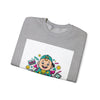Retro Gamer Baby Crewneck Sweatshirt — Cute Arcade Controller Design by Tristan’s Treehouse