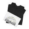 Courage Minimal Wordcloud Tee | Fresh-Start Minimalism, New Page Apparel by Tristan’s Treehouse