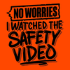 Watched the Safety Videos - Safety Hi-Vis Hoodie Workwear by Armed American Supply