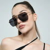 Double Beam Large Frame Sunglasses – Retro Fashion UV400 by FitiqueFit