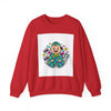 Retro Gamer Baby Crewneck Sweatshirt — Cute Arcade Controller Design by Tristan’s Treehouse