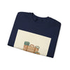Vintage Travel Postcard Sweatshirt | travel stamps, wanderlust design by Tristan’s Treehouse