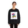 Do It Anyway Crewneck Sweatshirt | Maximalist Typography, Bold Stacked Type by Tristan’s Treehouse