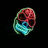 Halloween skull LED glowing mask by My Store