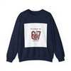 Weird Cupid Graphic Sweatshirt | quirky heart shirt, chaotic love design by Tristan’s Treehouse