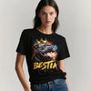 Staffy T-shirt Black by Bestia Dog Gear