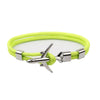 Modern Fashion Airplane Anchor Bracelets Men Charm Rope Chain Paracord Bracelet Women Male Air Force Style Wrap Metal Sport Hook Gift by Stevvex