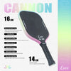Luzz Candy Cannon Mad Pickler Edition Pickleball Paddle & Cover by The Mad Pickler