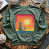 Cat Granny Square Sweatshirt by YarnMerch